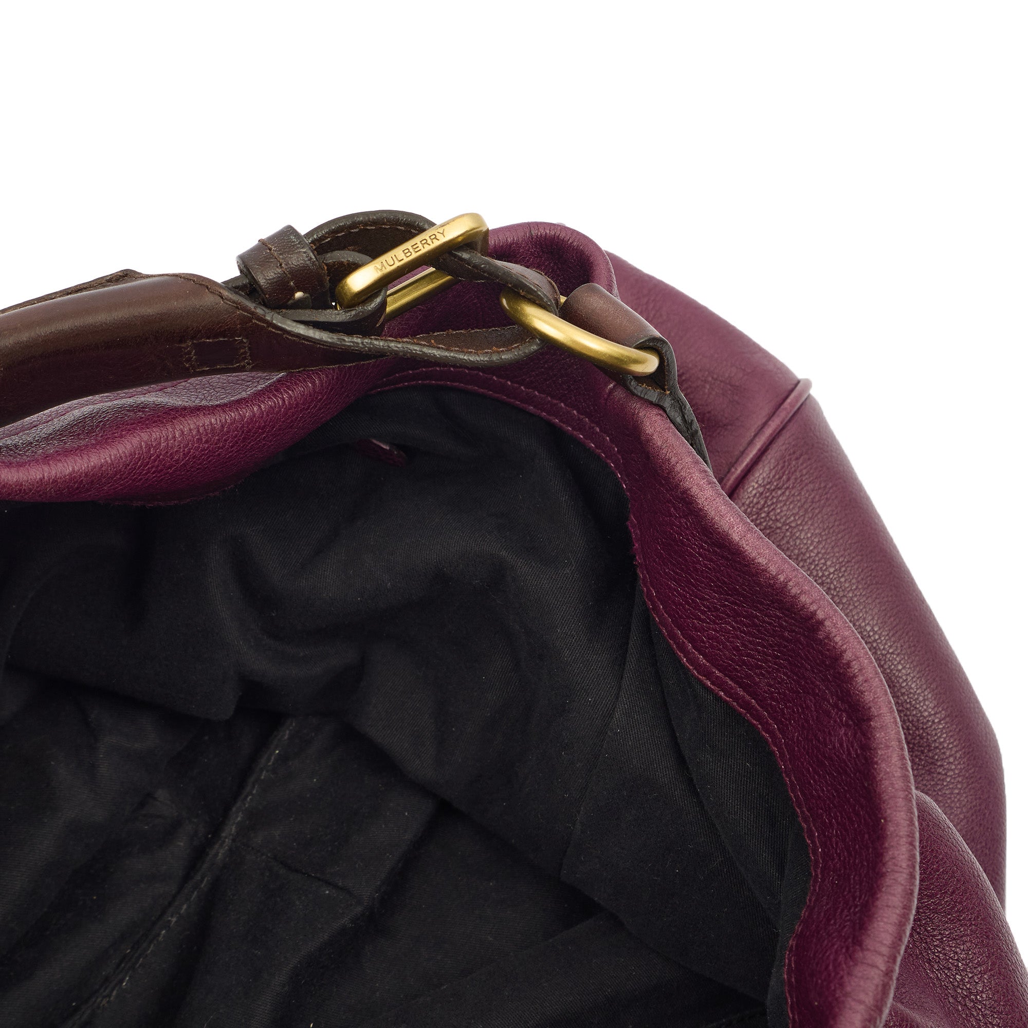 Mulberry Tote Mitzy Tote in Purple, Calfskin Leather