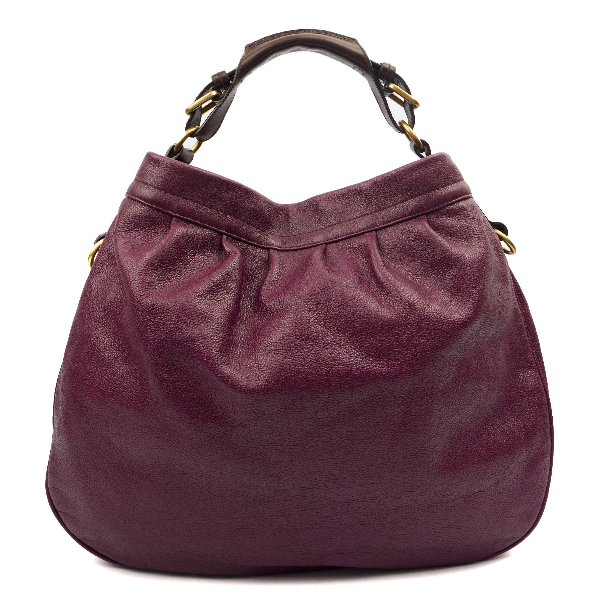 Mulberry Tote Mitzy Tote in Purple, Calfskin Leather