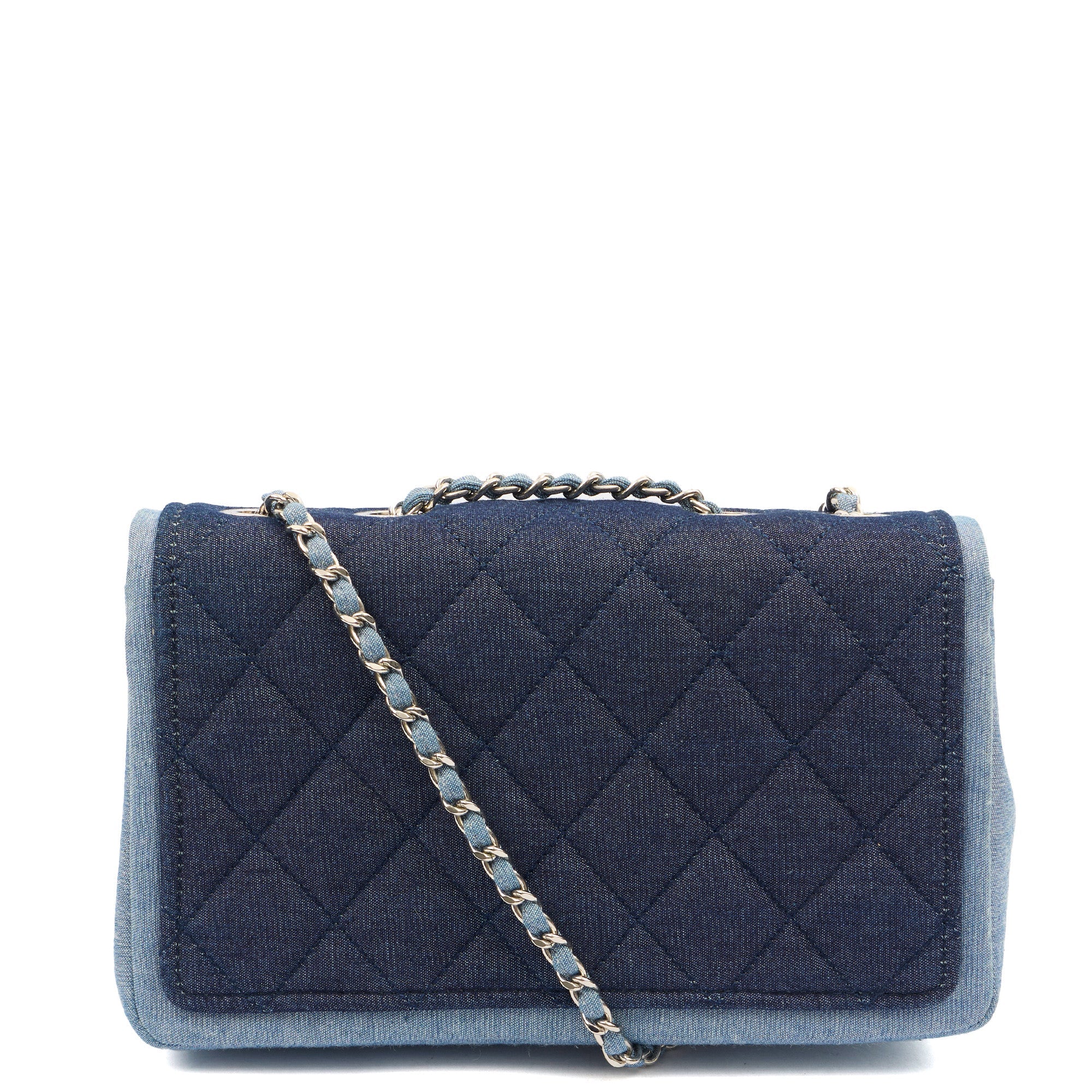 Chanel Cross Body Flap Bag in Navy, Canvas