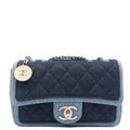 Chanel Cross Body Flap Bag in Navy, Canvas