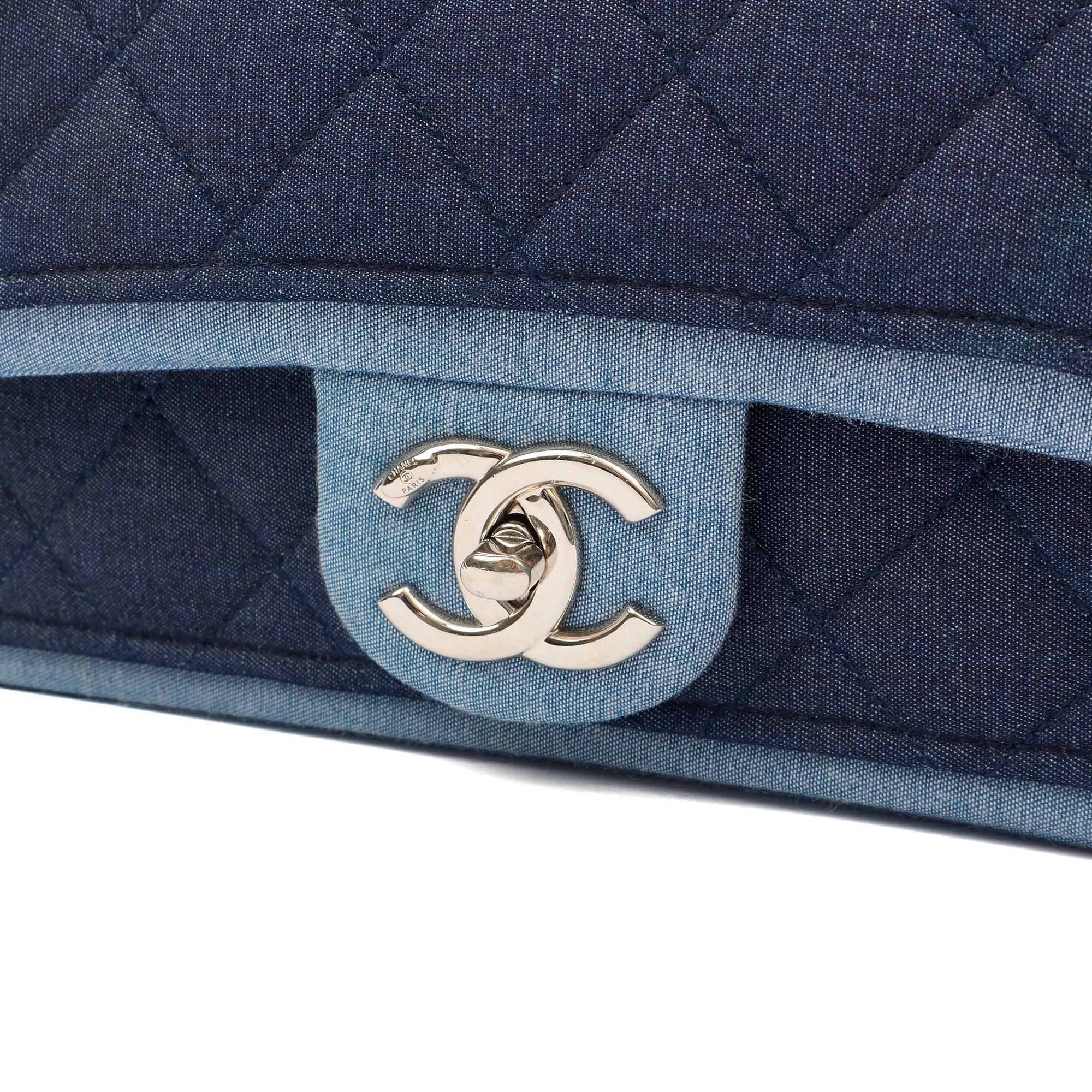 Chanel Cross Body Flap Bag in Navy, Canvas