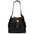 Chanel 25 - Medium in Black, Caviar Leather