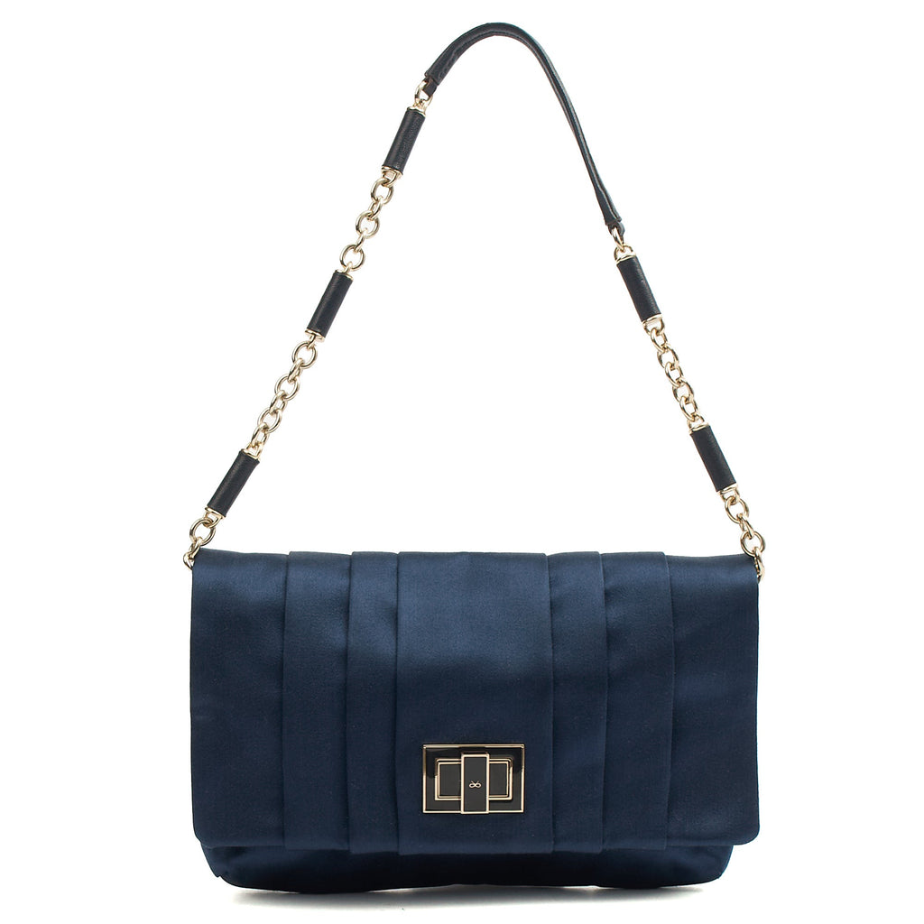 Anya Hindmarch Shoulder Bag Shoulder Bag in Navy, Fabric