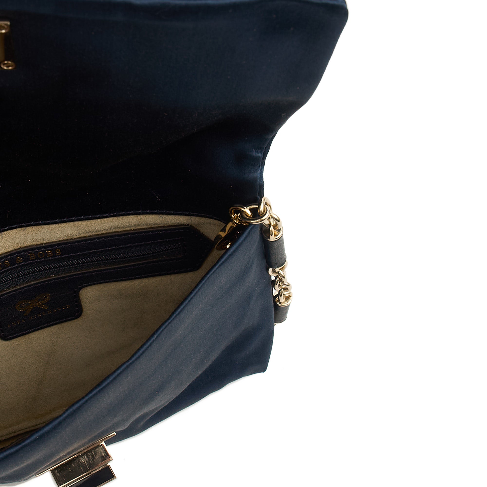 Anya Hindmarch Shoulder Bag Shoulder Bag in Navy, Fabric