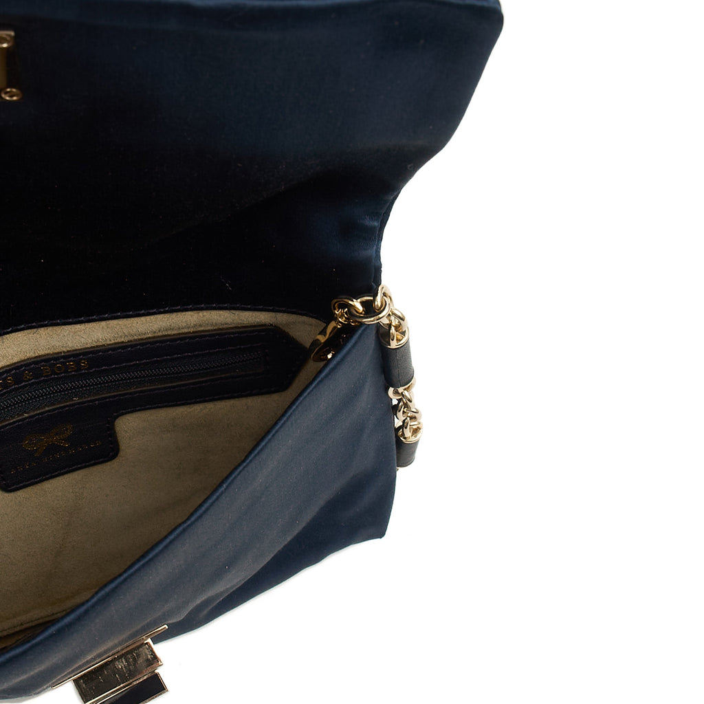 Anya Hindmarch Shoulder Bag Shoulder Bag in Navy, Fabric