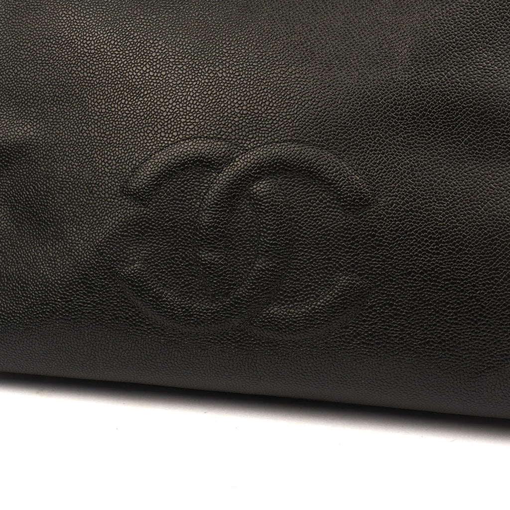 Chanel Tote Vintage Tote in Black, Caviar Leather