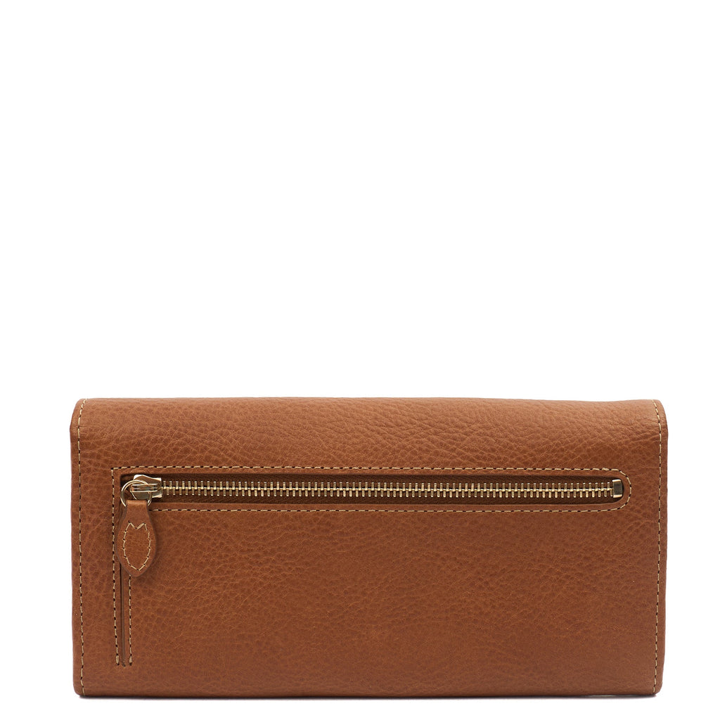 Mulberry Purse Wallet in Oak, Leather