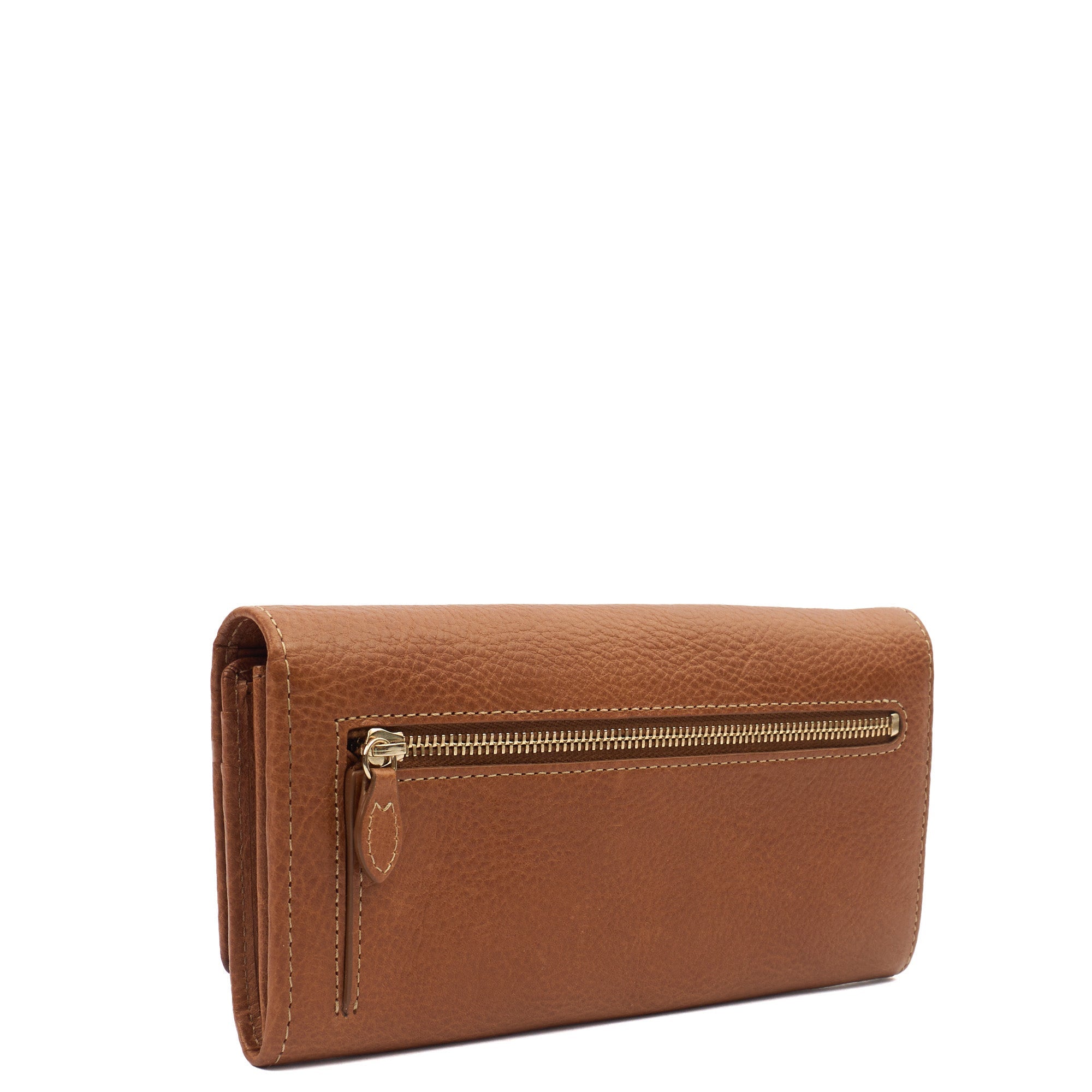 Mulberry Purse Wallet in Oak, Leather
