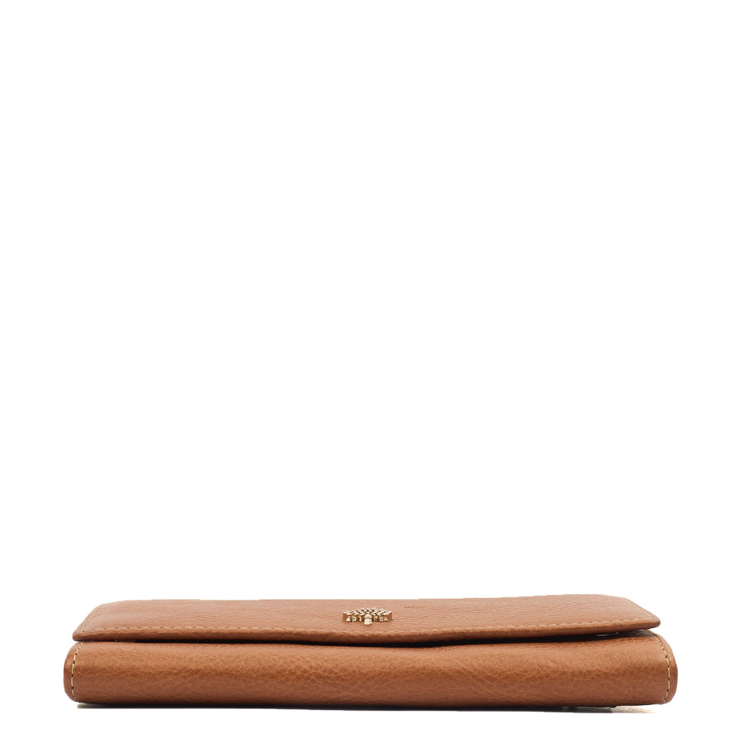 Mulberry Purse Wallet in Oak, Leather
