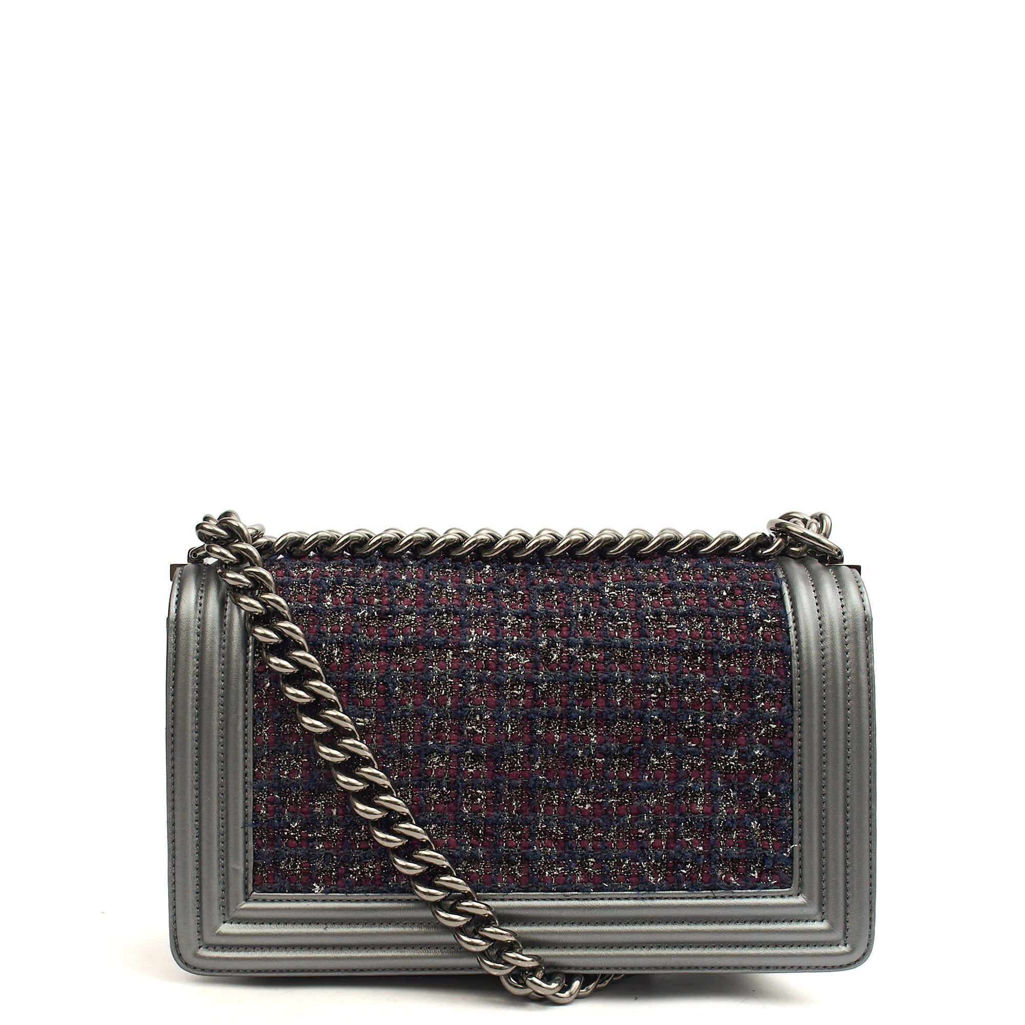 Chanel Shoulder Bag Boy - Medium in Multi, Fabric