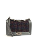 Chanel Shoulder Bag Boy - Medium in Multi, Fabric