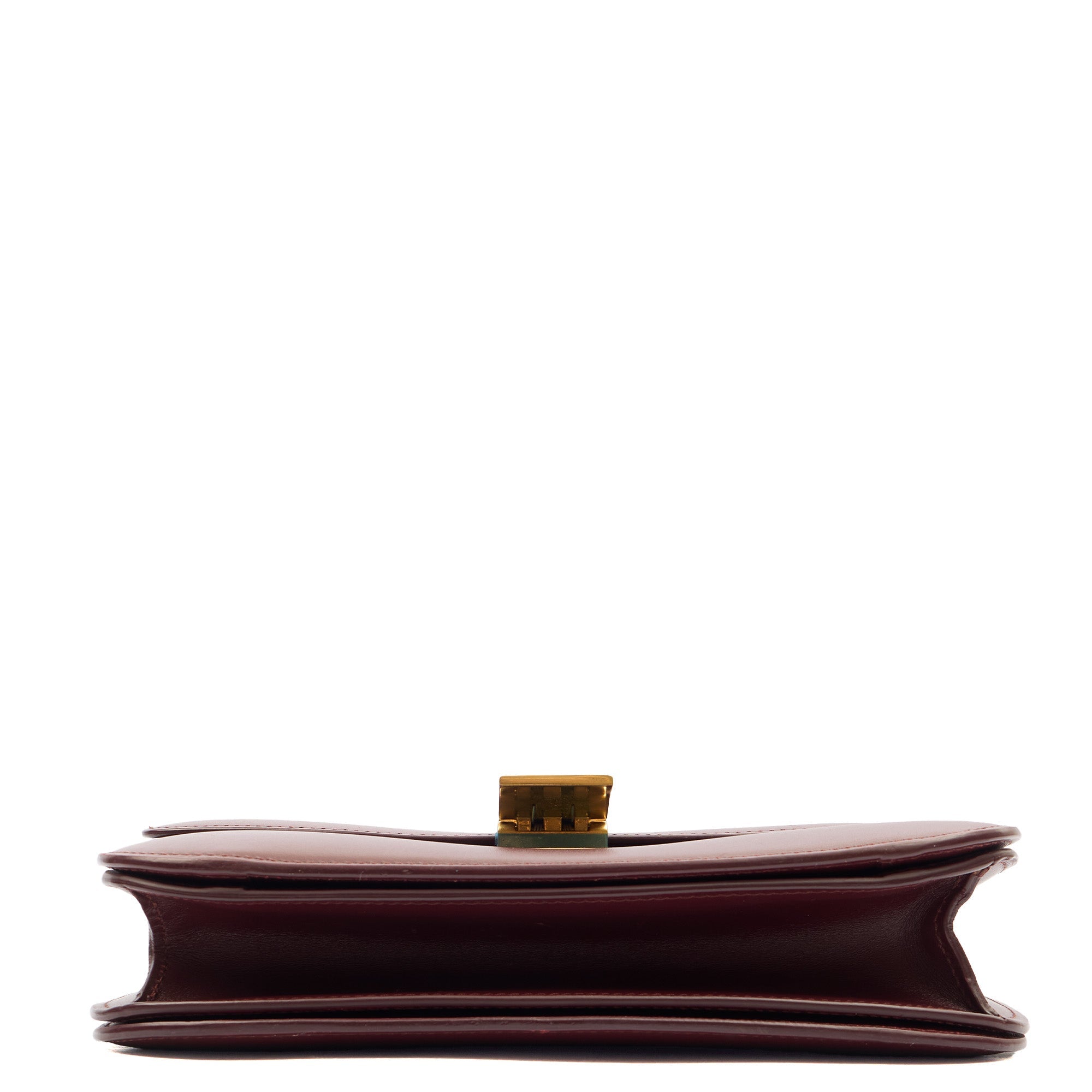 Celine Shoulder Bag Box Bag - Teen in Red, Leather