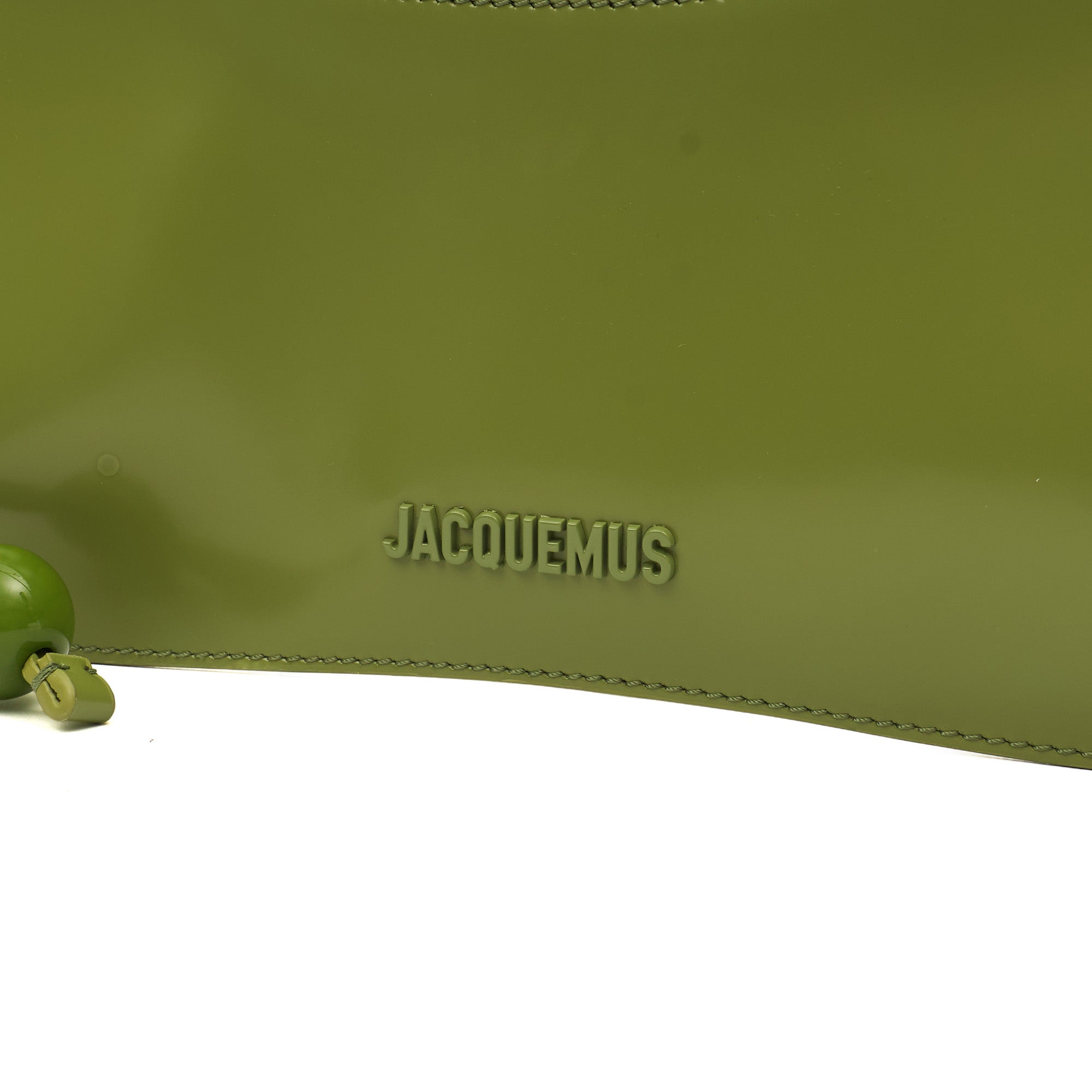 Jacquemus Shoulder Bag Le Bisou Ceinture in Green, Leather