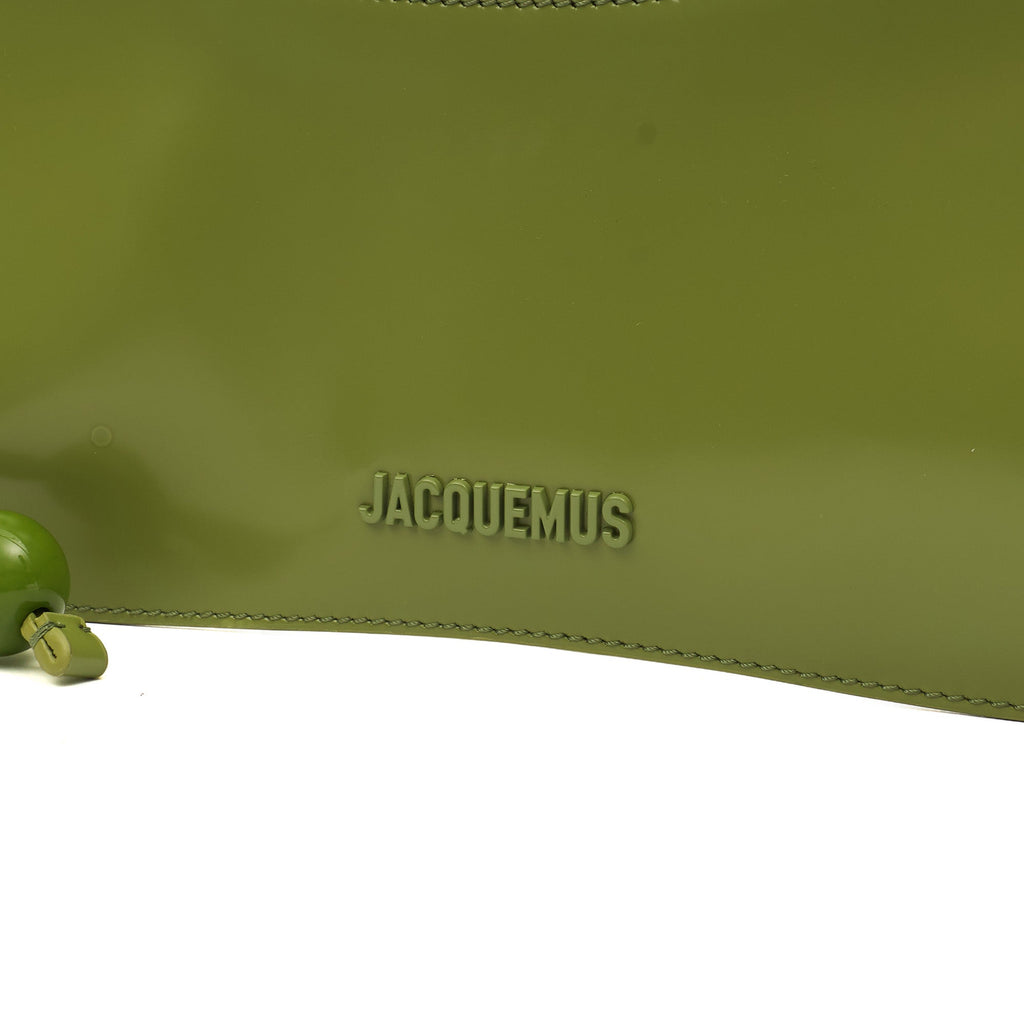 Jacquemus Shoulder Bag Le Bisou Ceinture in Green, Leather