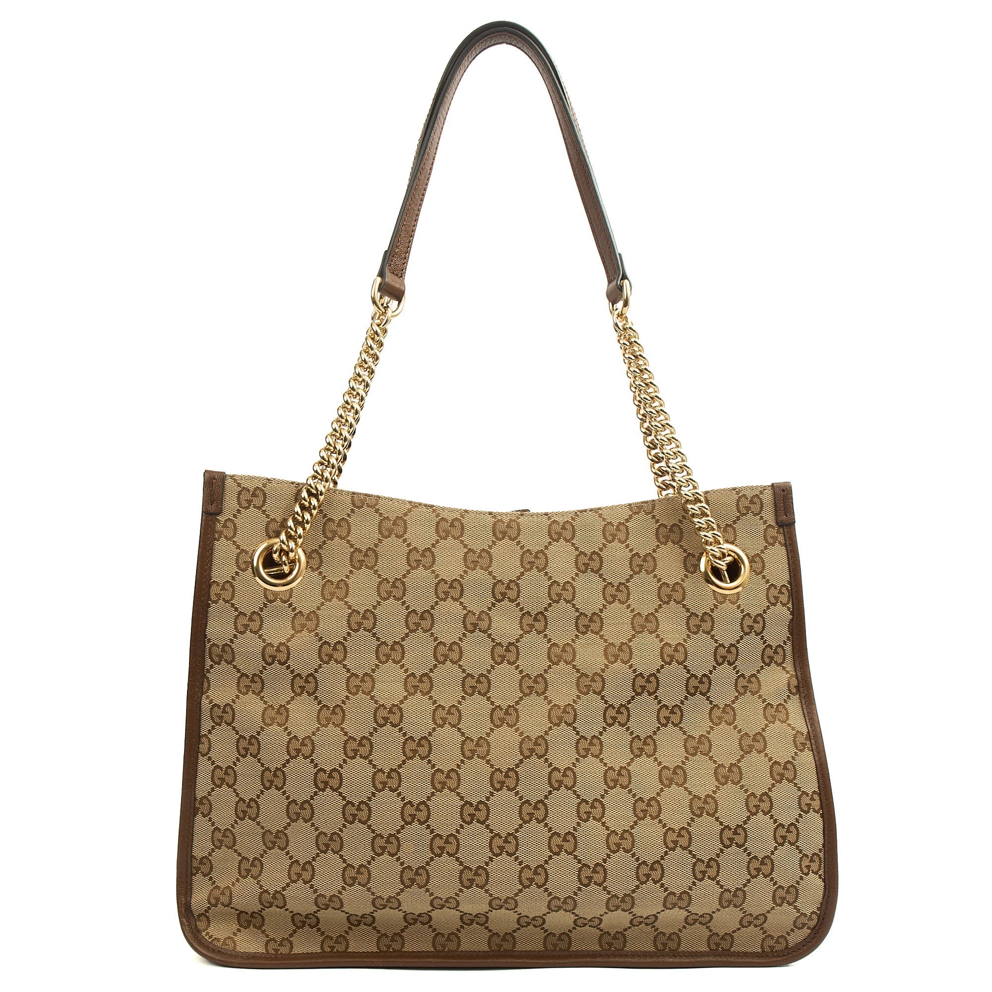 Gucci Tote Horsebit 1955 Tote in Brown, Fabric