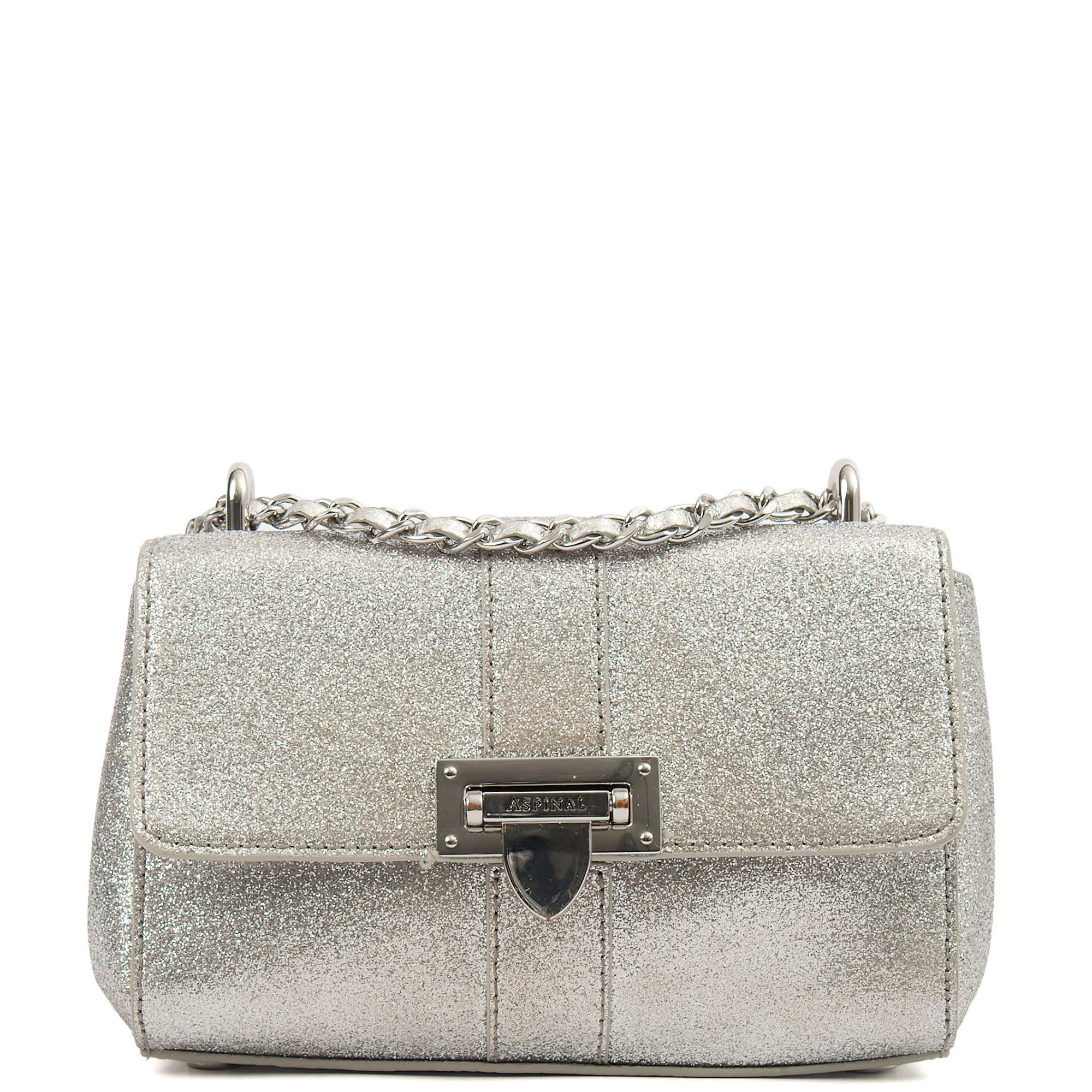 Aspinal of London Shoulder Bag Lottie Micro in Metallic, invalid