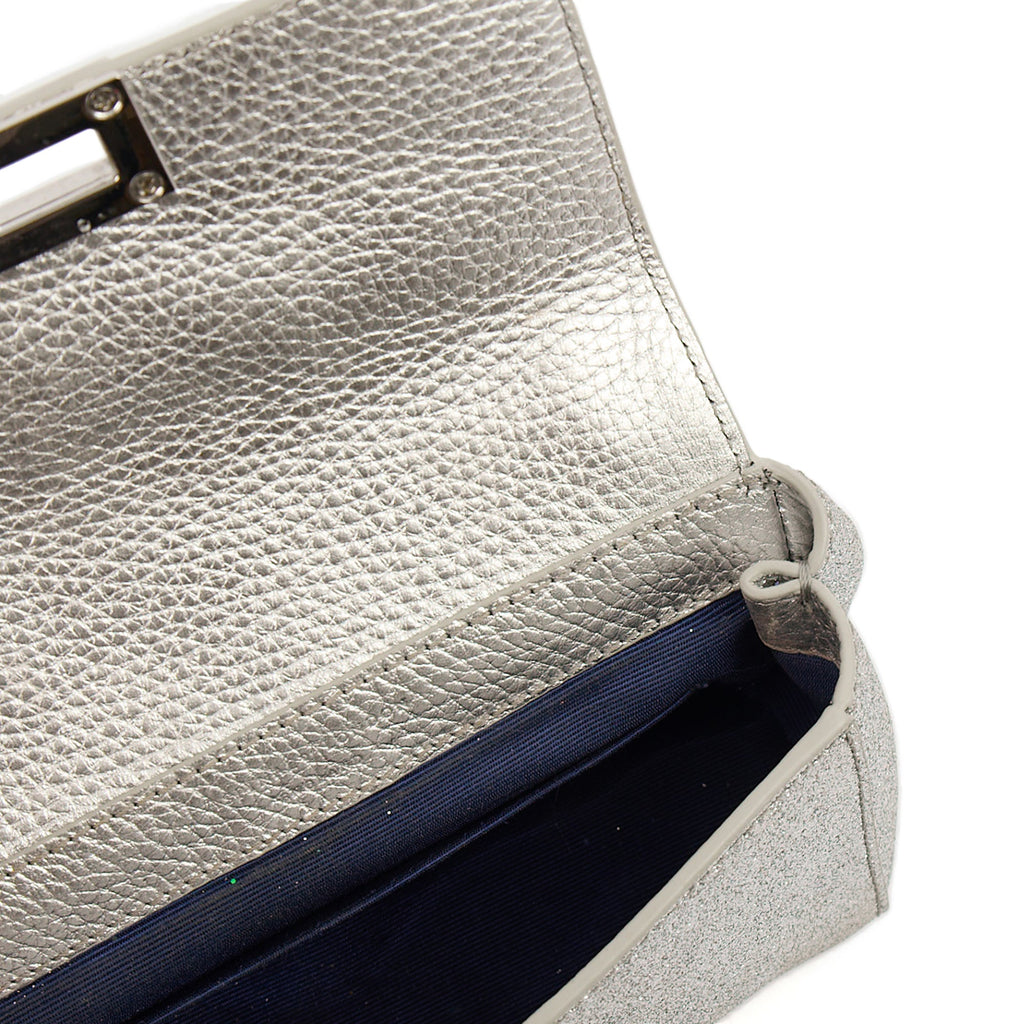 Aspinal of London Shoulder Bag Lottie Micro in Metallic, invalid