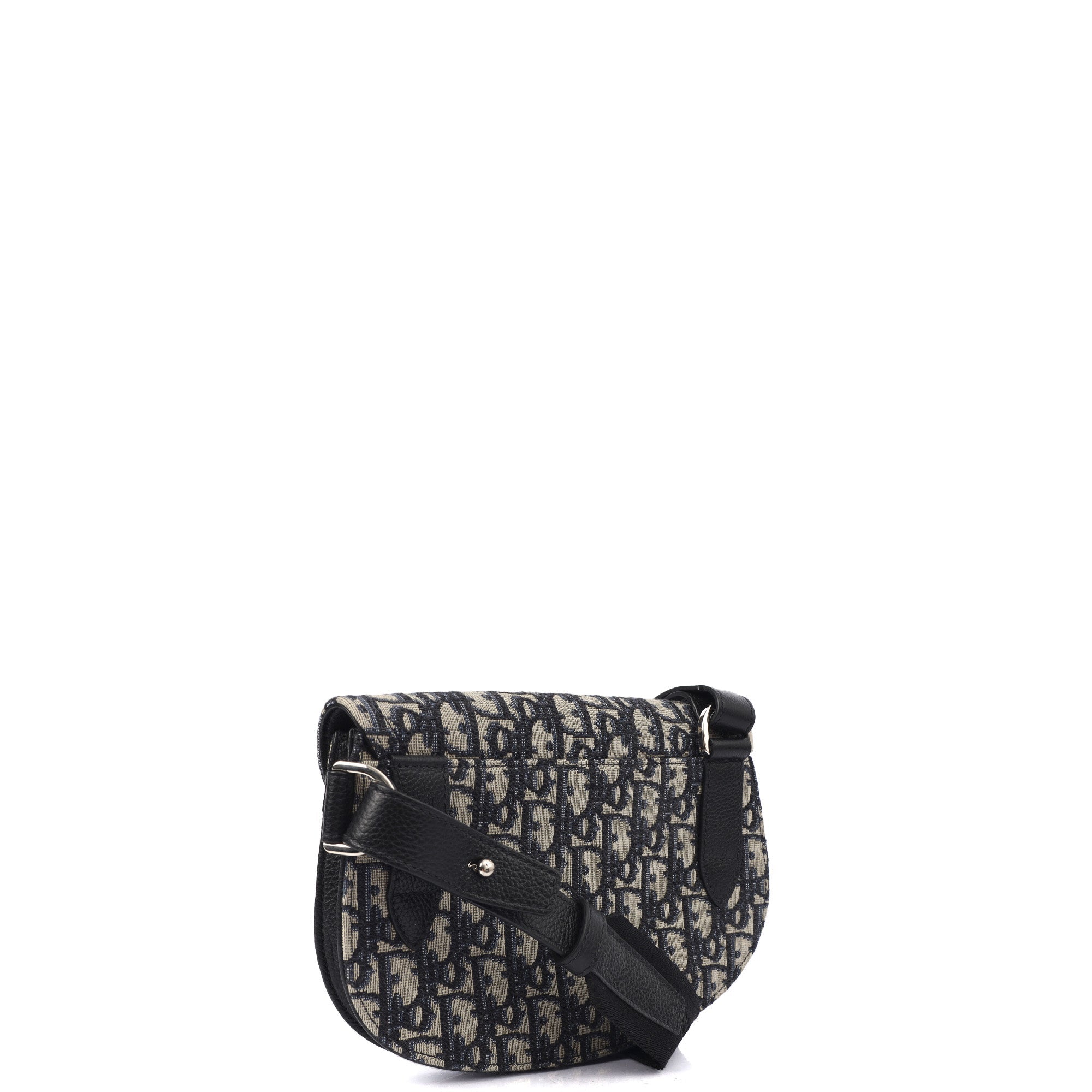 Christian Dior Cross Body Homme - Saddle Bag in Blue, Fabric