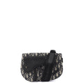 Christian Dior Cross Body Homme - Saddle Bag in Blue, Fabric