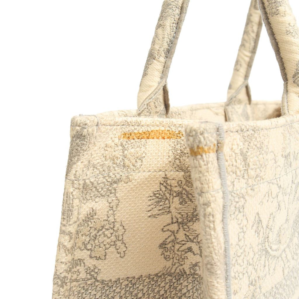 Christian Dior Tote Book Tote - Small in Blue, Dior Oblique Embroidery