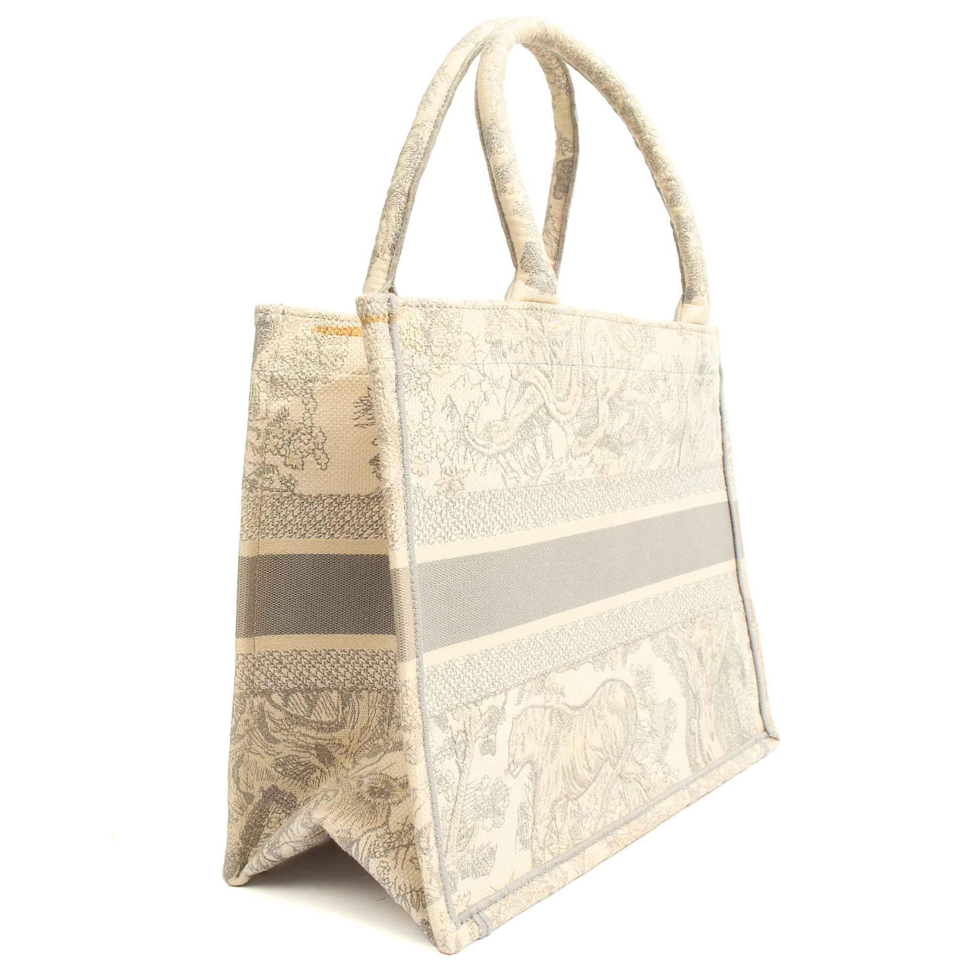 Christian Dior Tote Book Tote - Small in Blue, Dior Oblique Embroidery