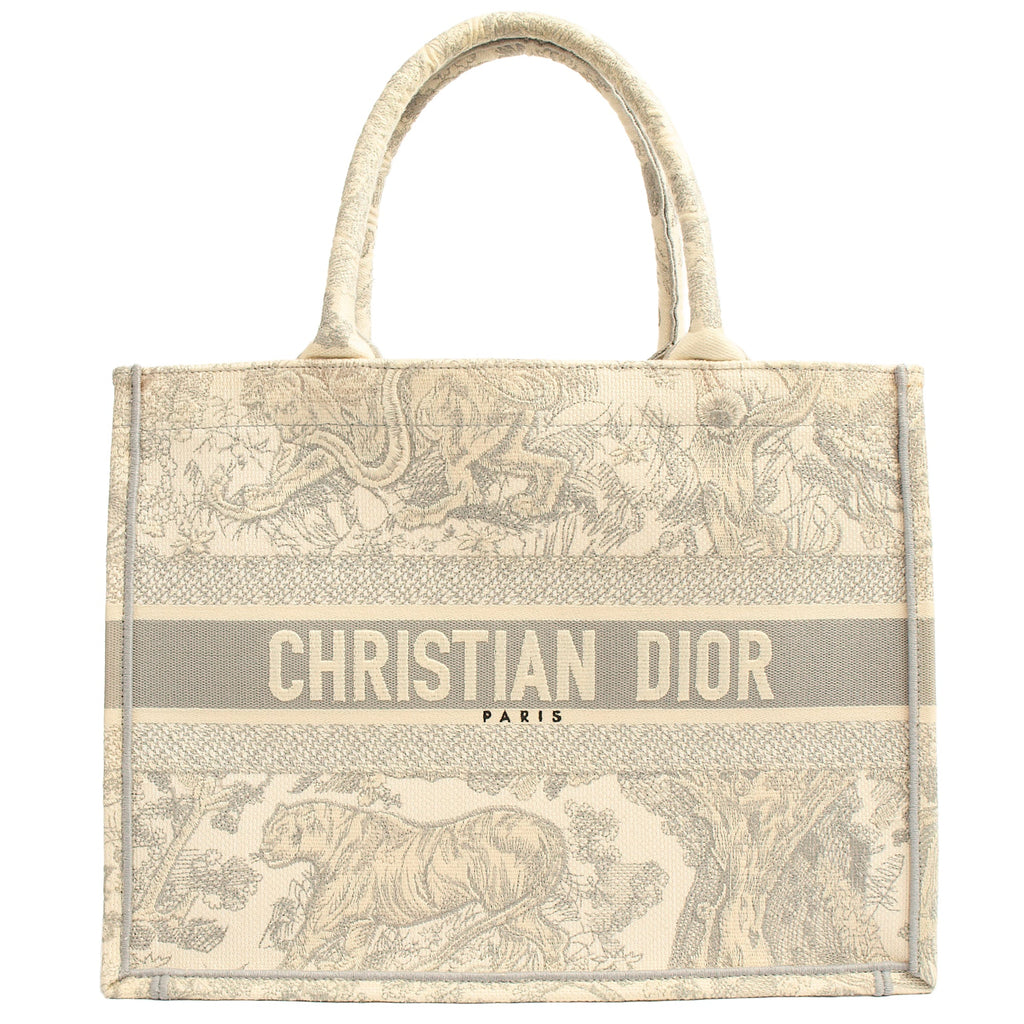 Christian Dior Tote Book Tote - Small in Blue, Dior Oblique Embroidery