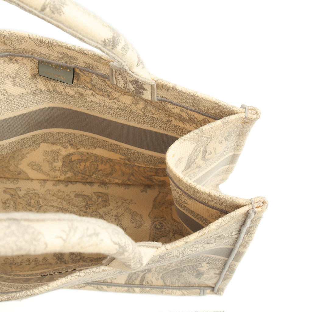 Christian Dior Tote Book Tote - Small in Blue, Dior Oblique Embroidery