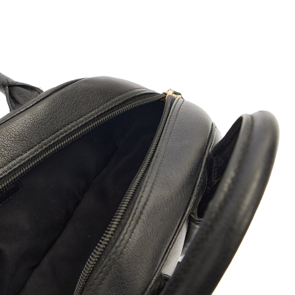Christian Dior Tote Double Saddle Bowler in Black, Calfskin