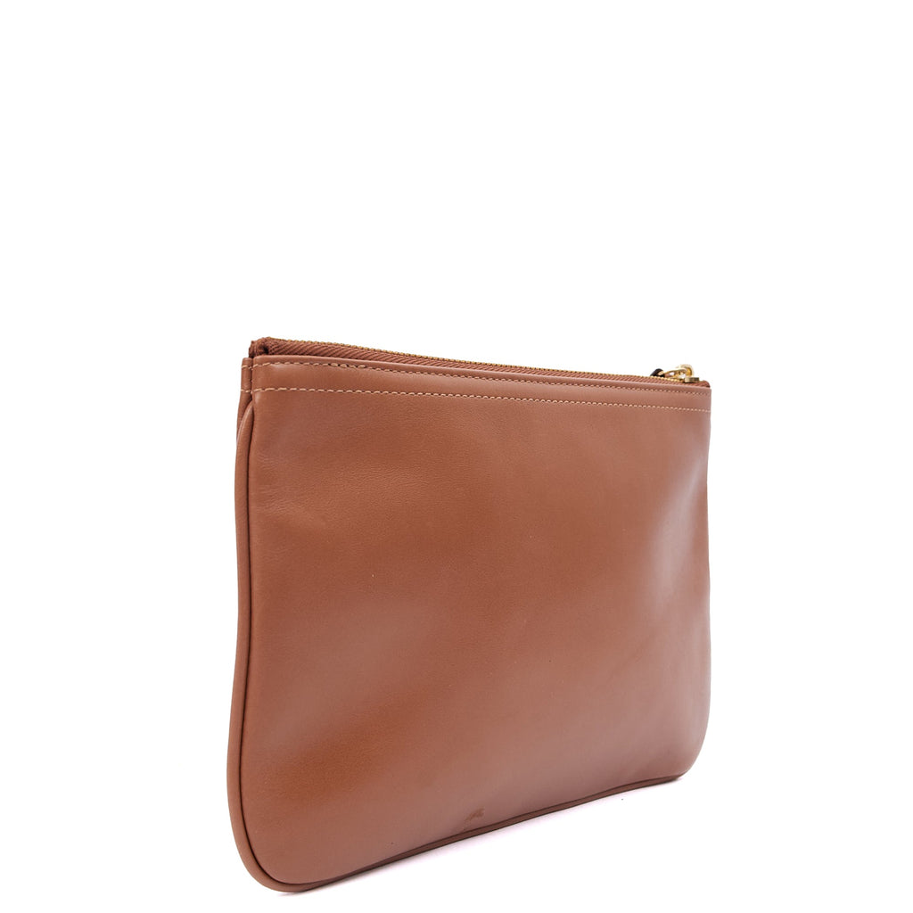 Mulberry Clutch Clutch in Oak, Leather