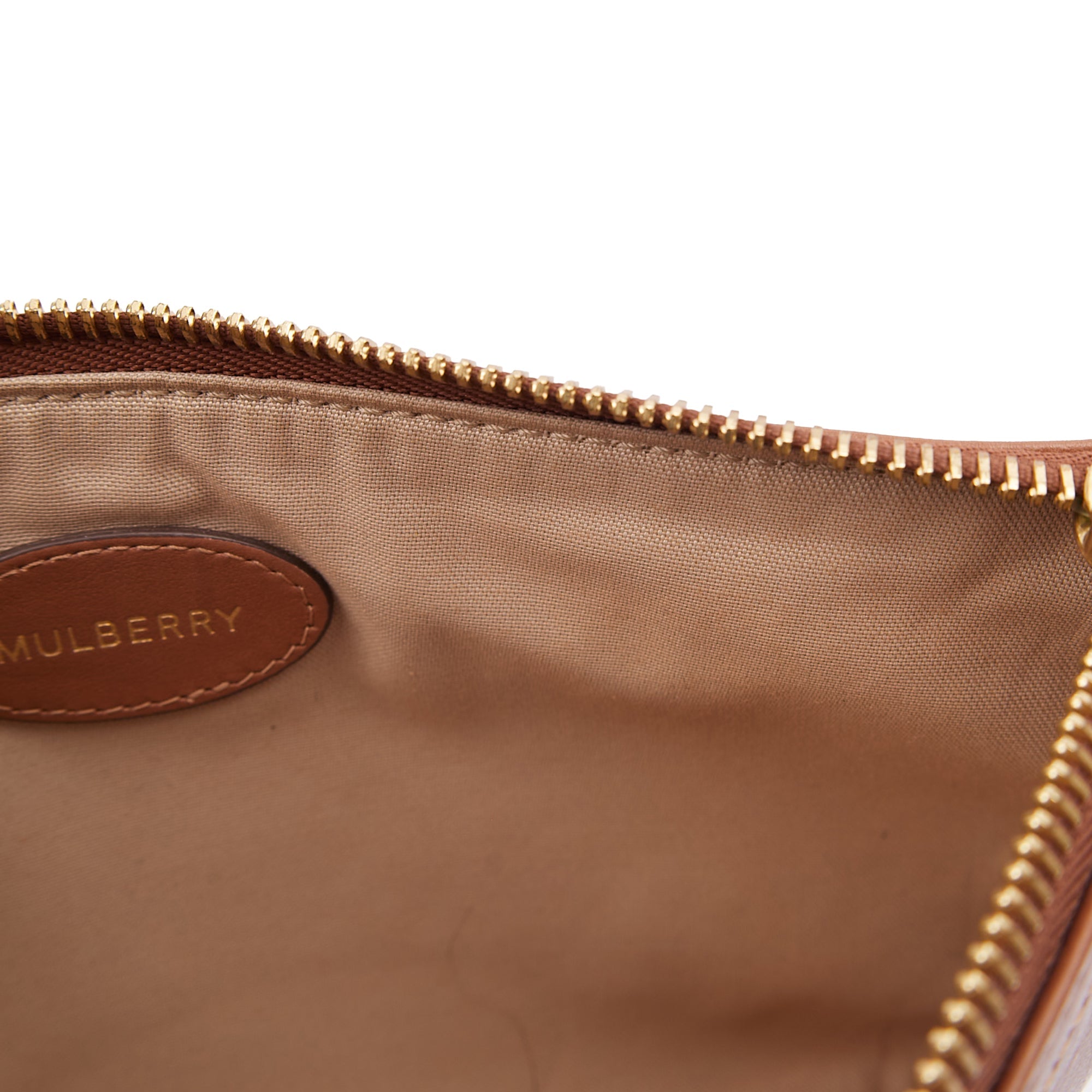 Mulberry Clutch Clutch in Oak, Leather