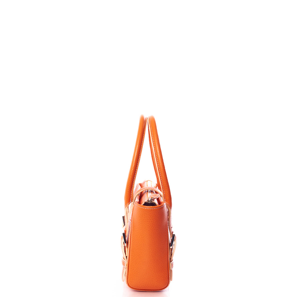 Loewe Vintage Shoulder Bag in Orange, Leather