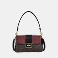 Coach Grace Shoulder Bag In Signature Canvas (Brown Black Multi)