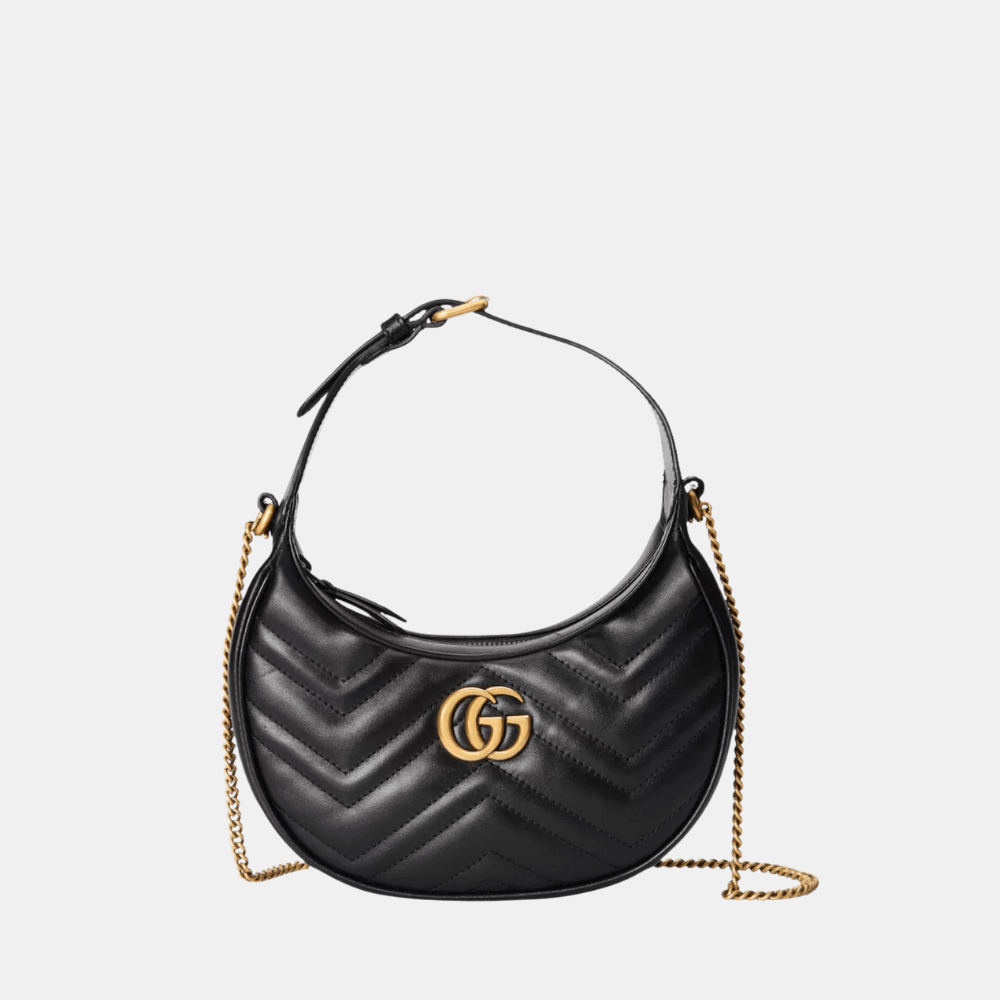 Gucci GG Marmont Mini Shoulder Bag (Black)
