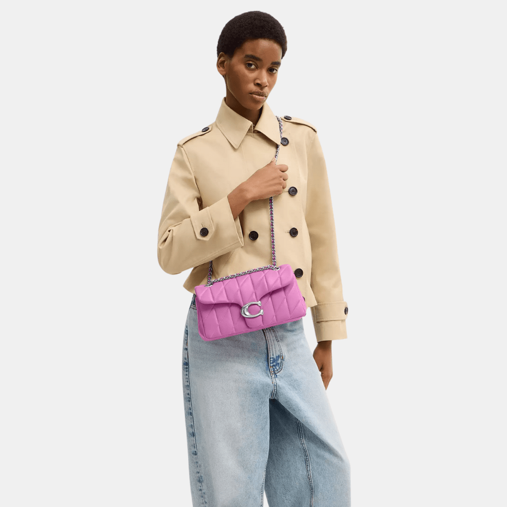 Coach Quilted Tabby 26 Shoulder Bag (Fuschia)