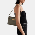 Saint Laurent Small Manhattan In Box Shoulder Bag (Emy Green)