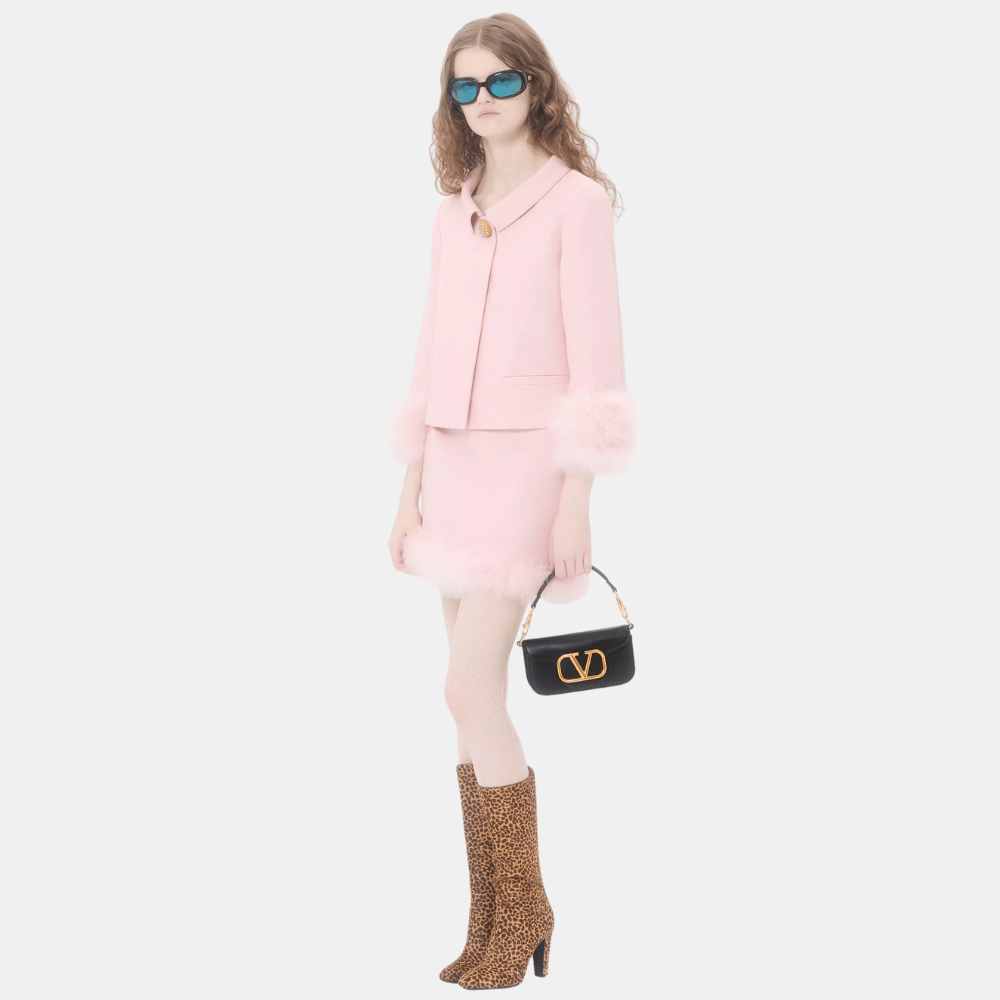 Valentino Garavani Locò Small Shoulder Bag (Black)