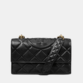 Tory Burch Small Fleming Shoulder Bag (Black)