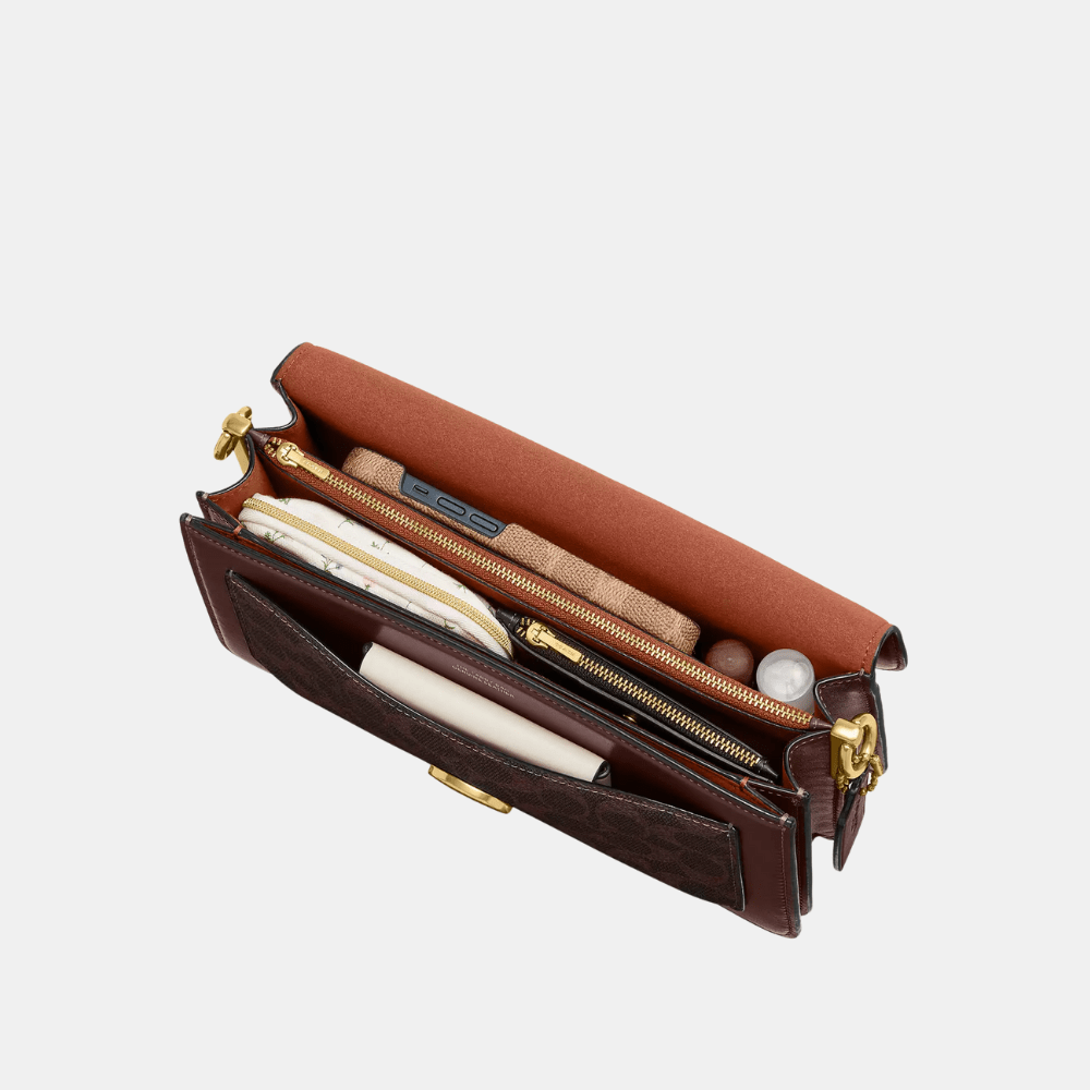 Coach Tabby 26 Shoulder Bag In Signature Canvas (Maple)