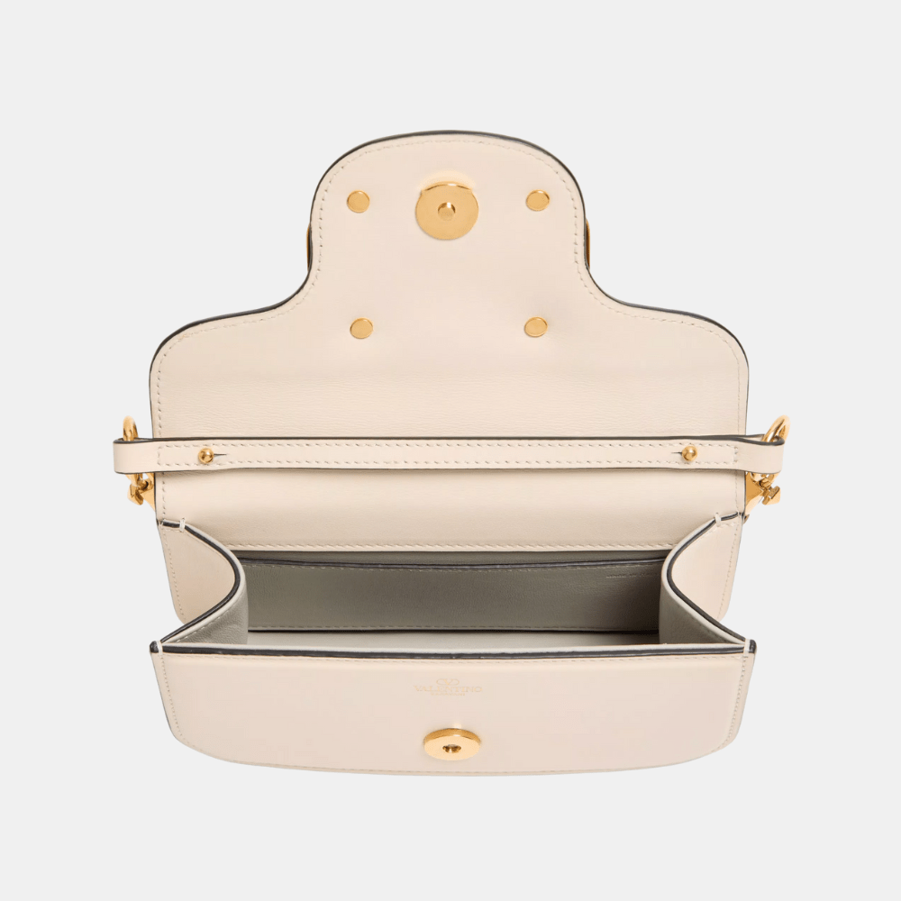 Valentino Garavani Locò Small Shoulder Bag (Light Ivory)