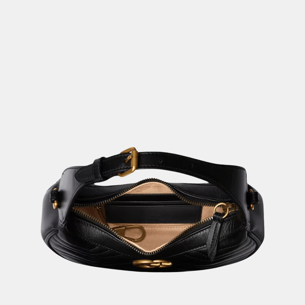Gucci GG Marmont Mini Shoulder Bag (Black)