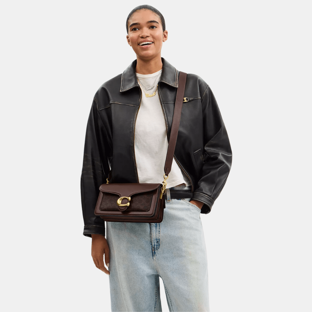 Coach Tabby 26 Shoulder Bag In Signature Canvas (Maple)