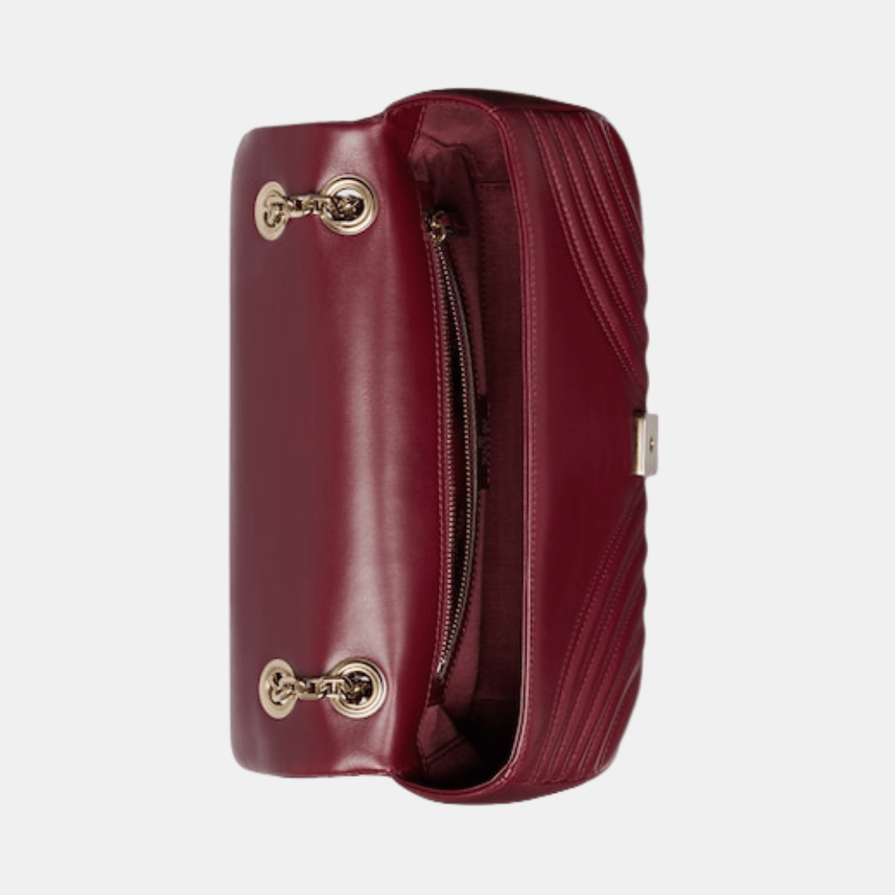 Gucci GG Marmont Medium Shoulder Bag In Rosso Ancora Red Leather
