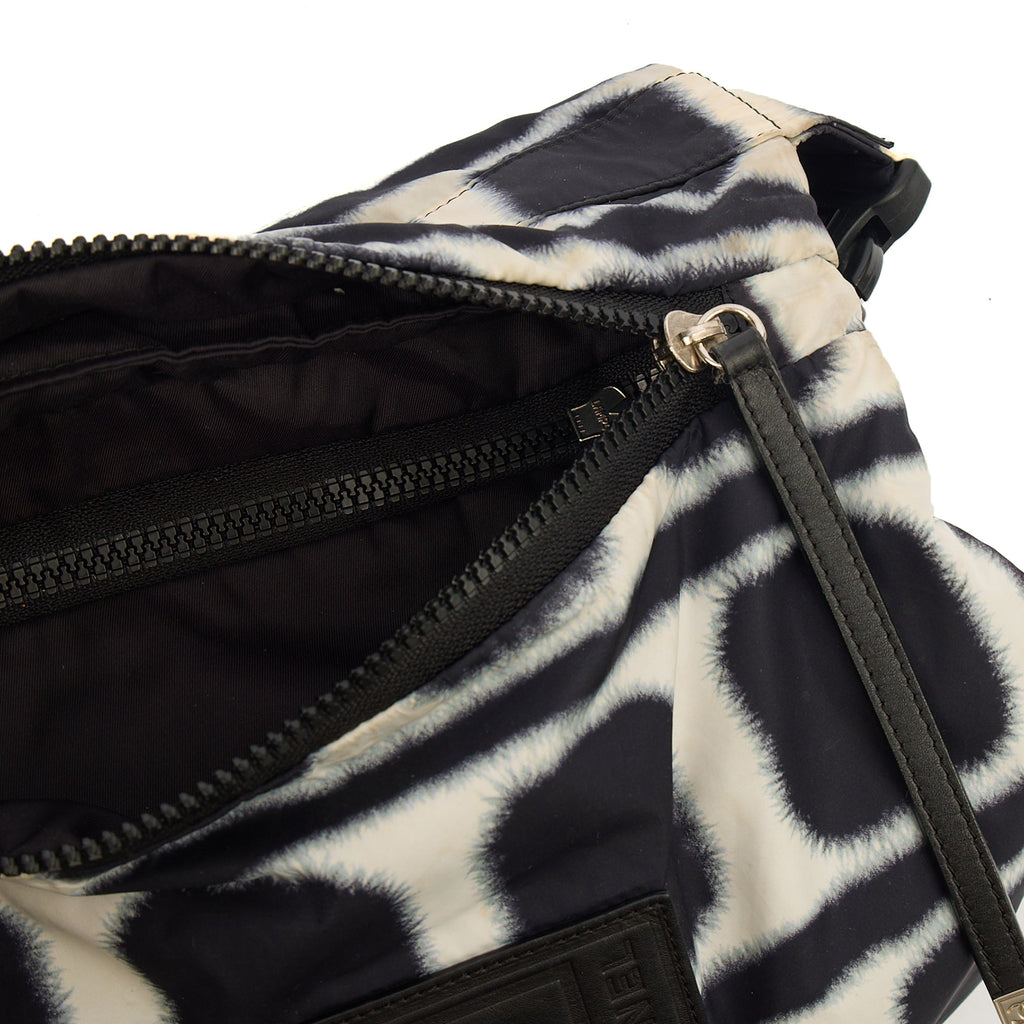 Chanel Shoulder Bag Round Messenger Bag  in Black, Fabric