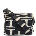 Chanel Shoulder Bag Round Messenger Bag  in Black, Fabric