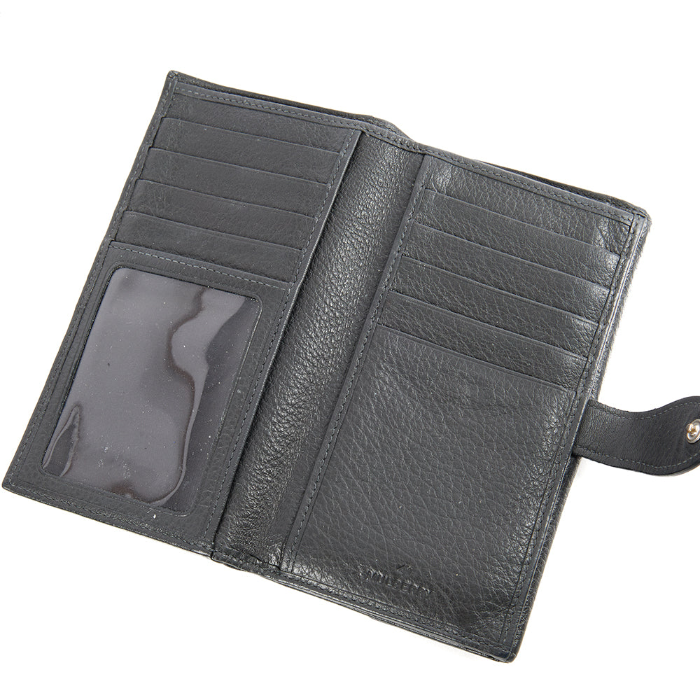Mulberry Purse Wallet in Black, Calfskin Leather