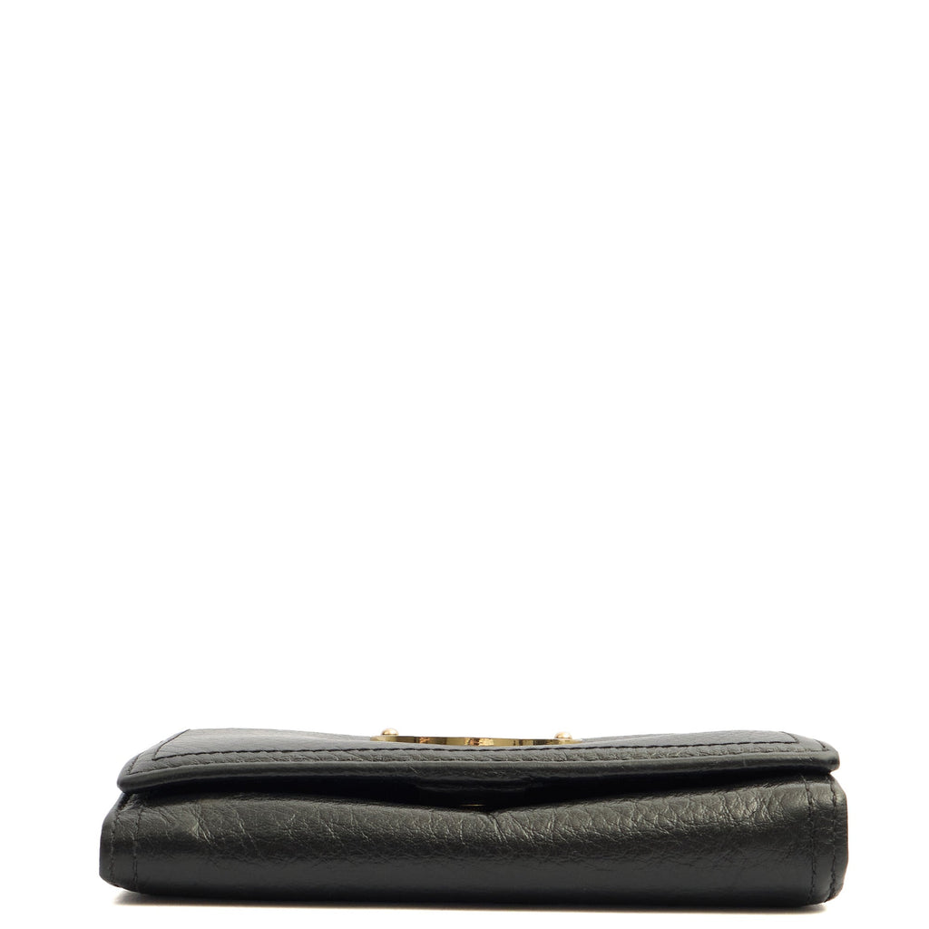 Mulberry Wallet Wallet in Black, Calfskin Leather