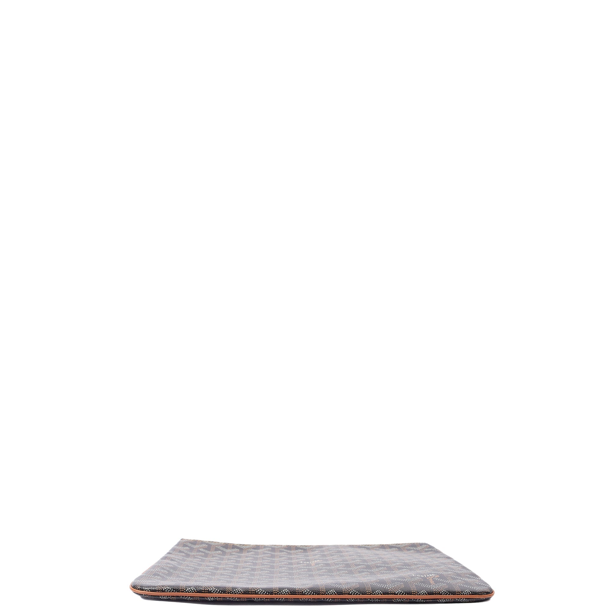 Goyard Clutch Senat Pouch PM in Brown, Leather