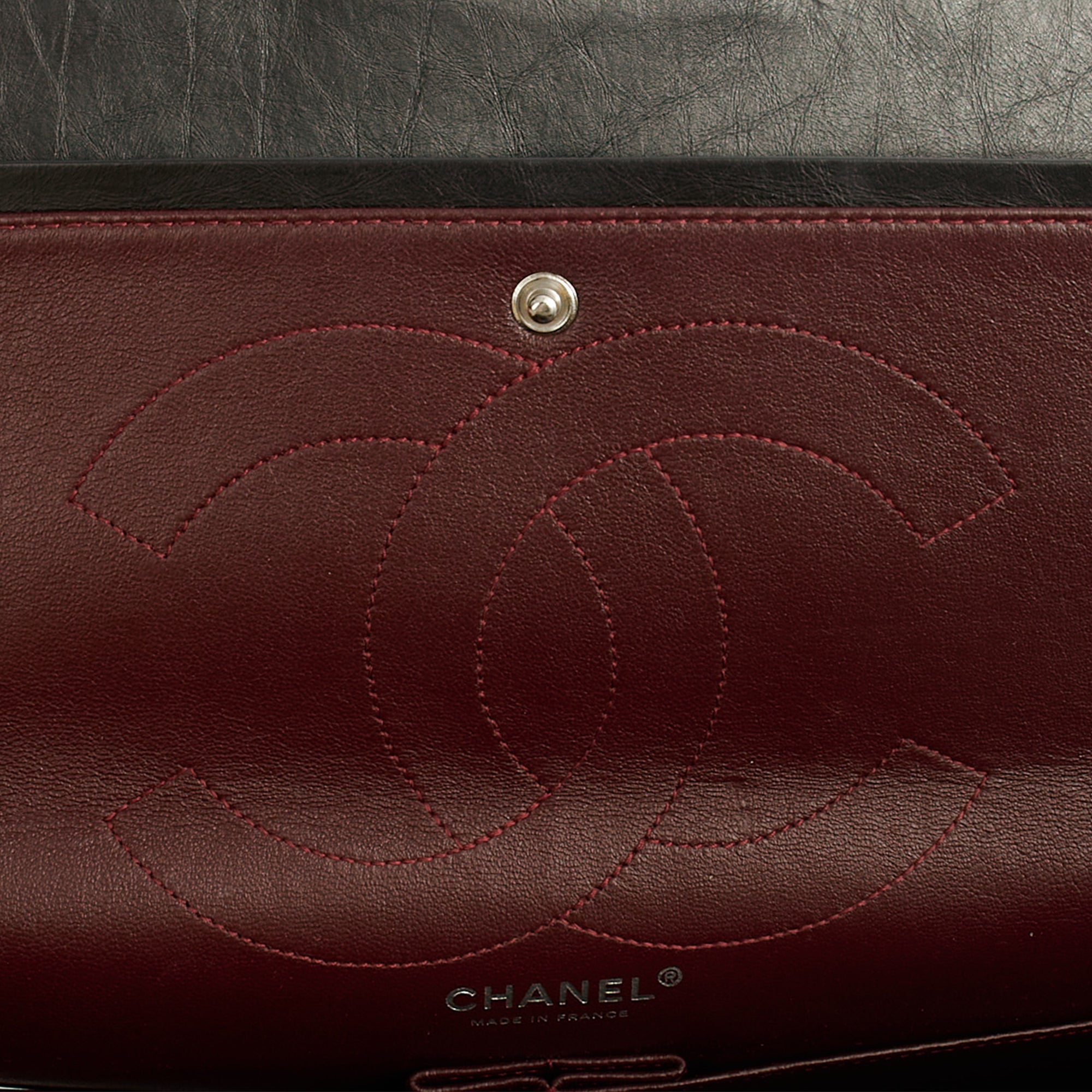 Chanel Shoulder Bag 2.55 Reissue - Maxi in Black, Crinkled Calfskin Leather