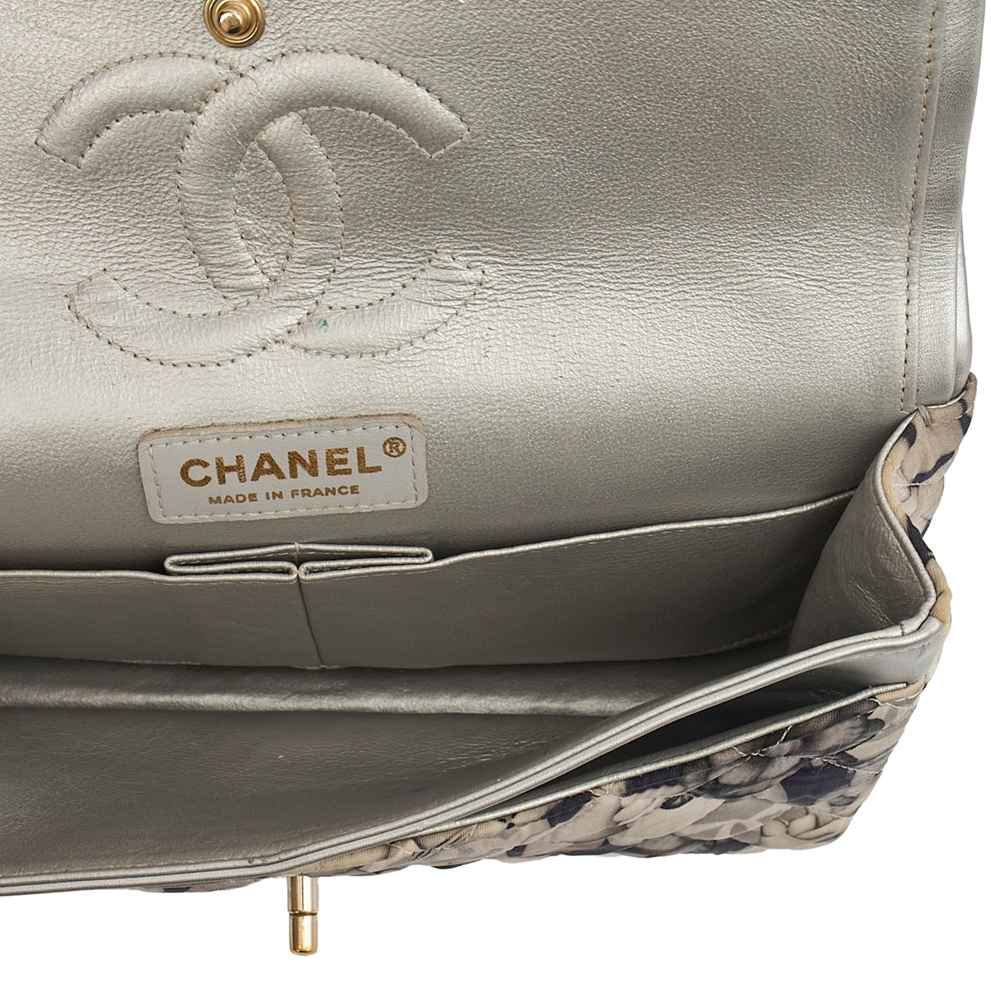 Chanel Shoulder Bag Classic Double Flap - Medium in Print, Fabric