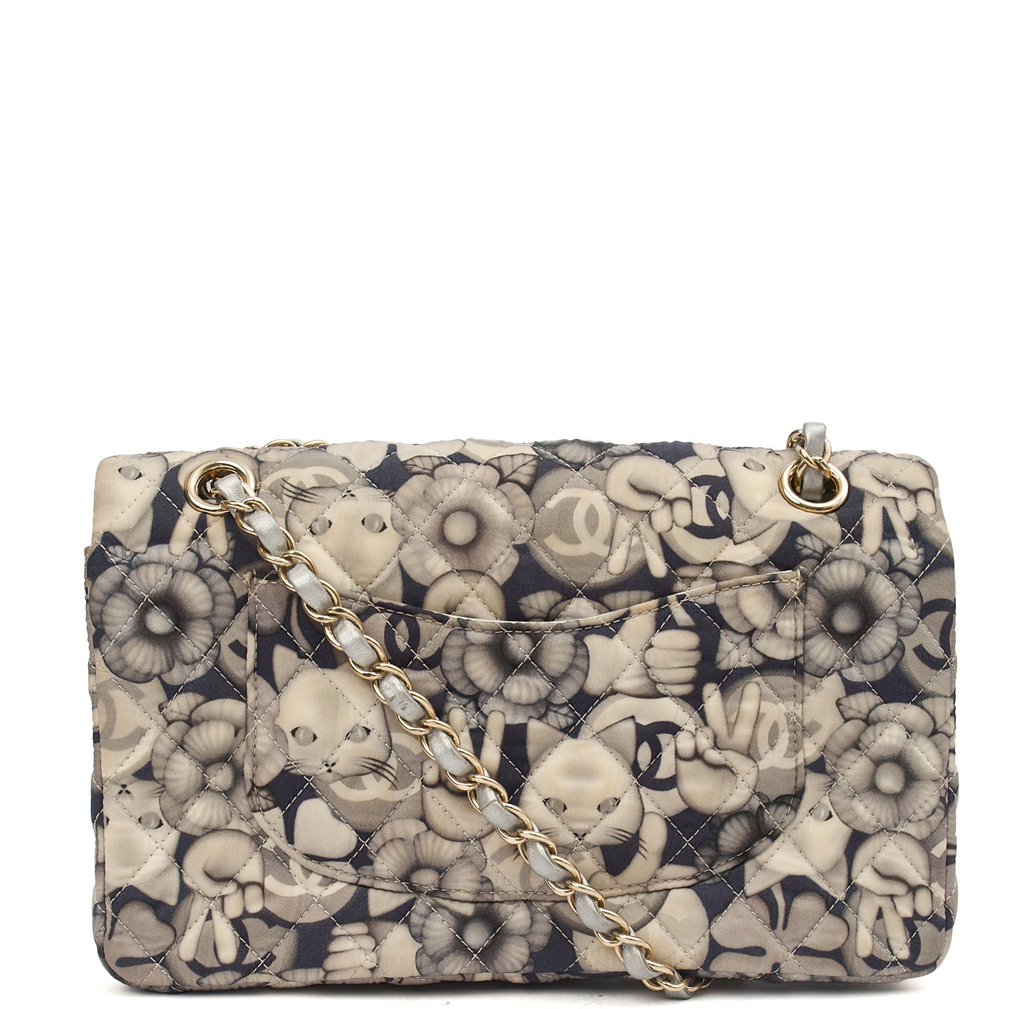 Chanel Shoulder Bag Classic Double Flap - Medium in Print, Fabric